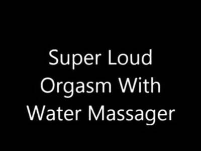 great and loud orgasm on the shower - drtuber.com