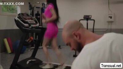 Poor Tbabe Gets Her Tight Ass Barebacked By Horny Gym Buddy With Ariel Demure - hotmovs.com