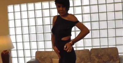 Leaked FULL Video of Ladyboy Lyanda Strips Black Dress and Strokes - hotmovs.com