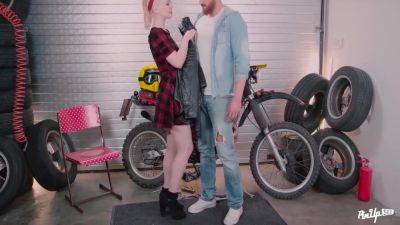 Misha Cross - Misha Cross In Pinup Chick Passionately Fucked By Biker Bf 15 Min - upornia.com